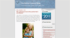 Desktop Screenshot of blog.rollinsfinancial.com